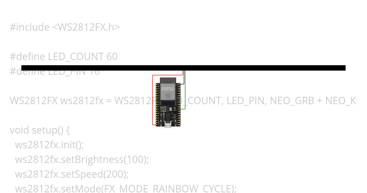 test WS2812FX simulation