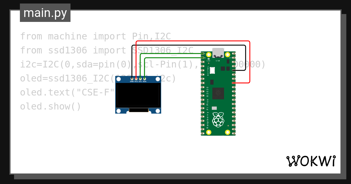 Ssd1306 py wokwi esp32 stm32 arduino simulator