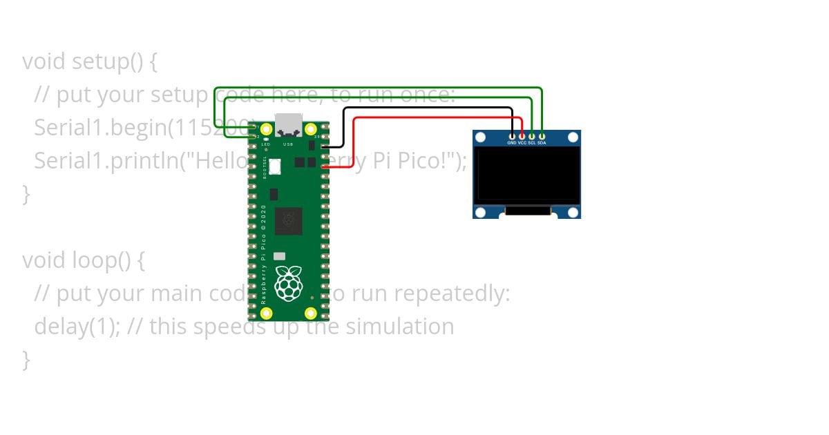 Programming_OLED Screen_PICO simulation