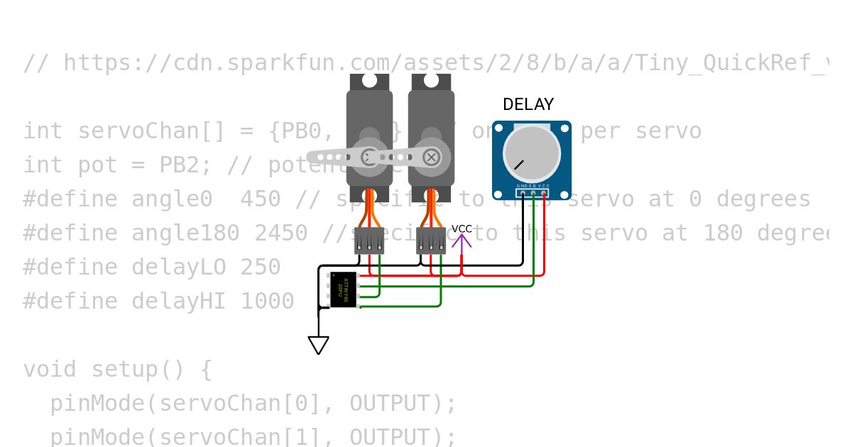 attiny85servo simulation
