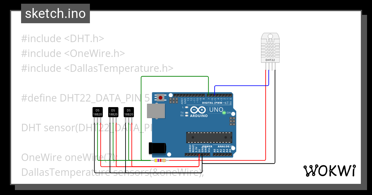 Temperature Sensors Wokwi Esp Stm Arduino Simulator