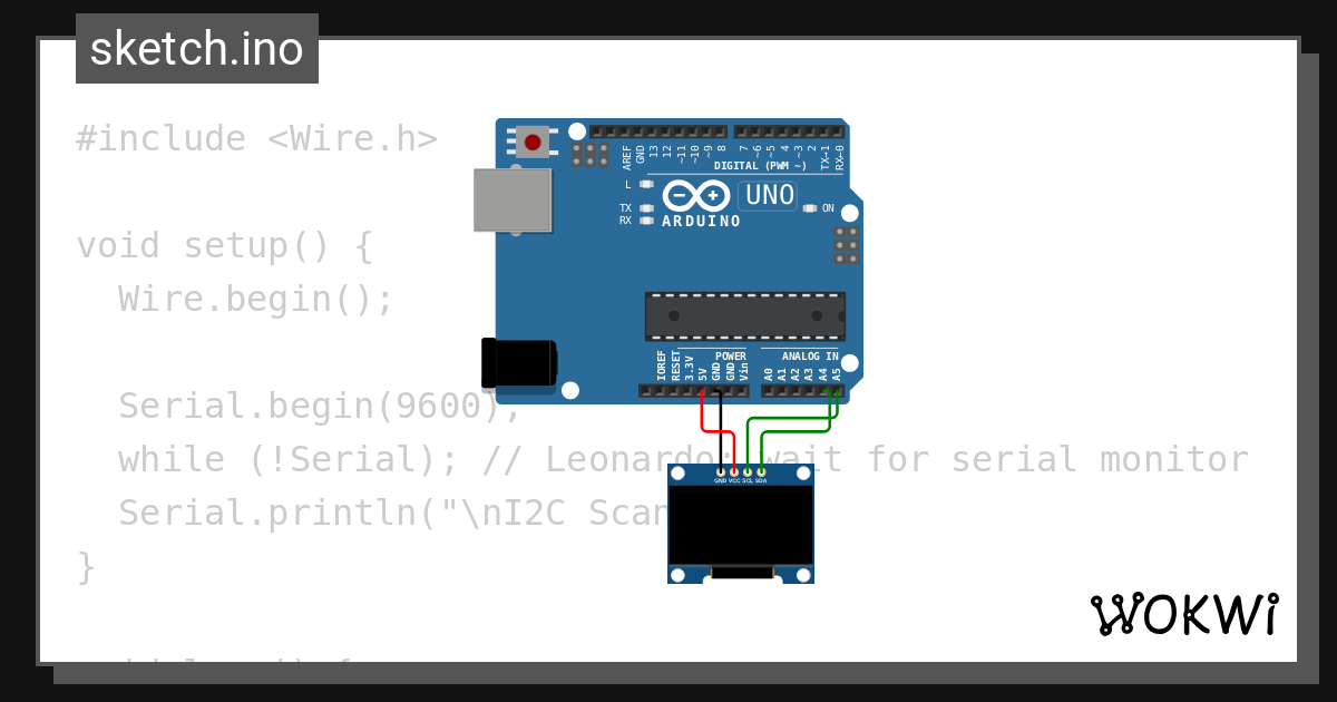 I2c scanner wokwi esp32 stm32 arduino simulator