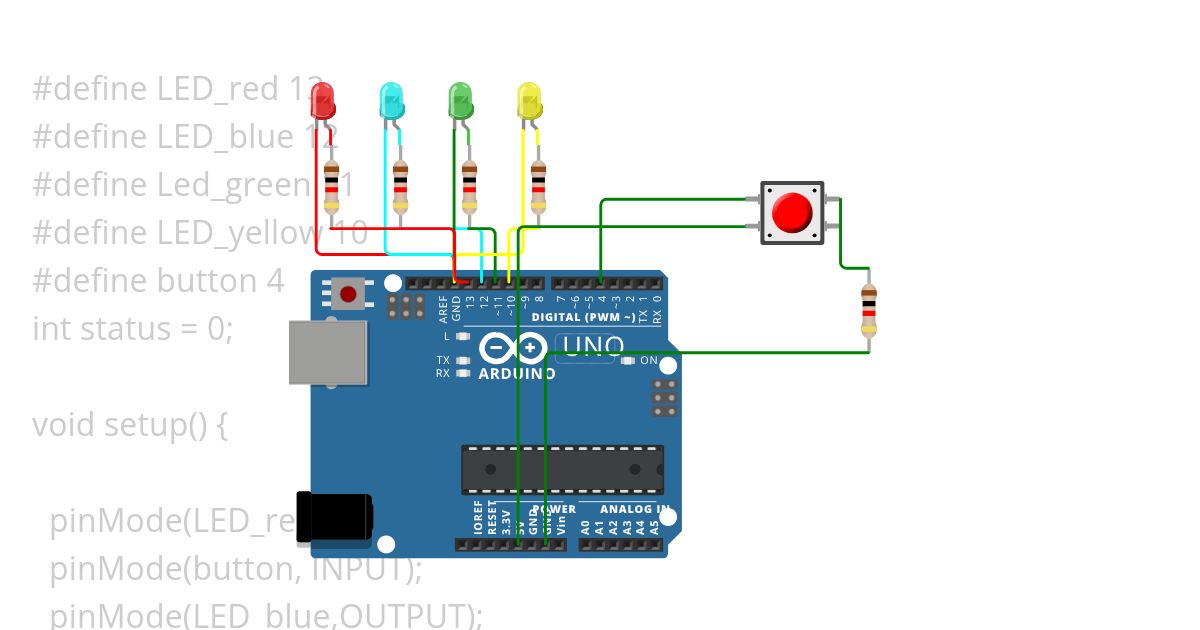 Lampu Natal simulation