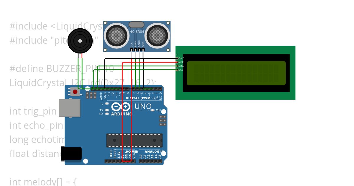 Deteksi Jarak simulation