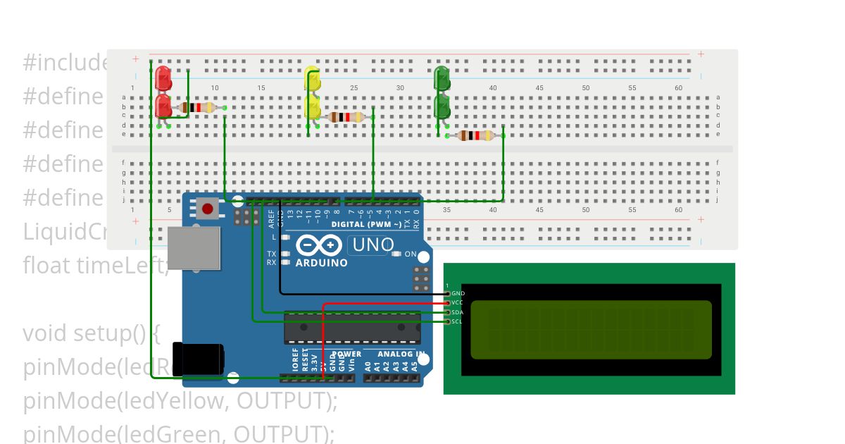 TrafficLight Five simulation