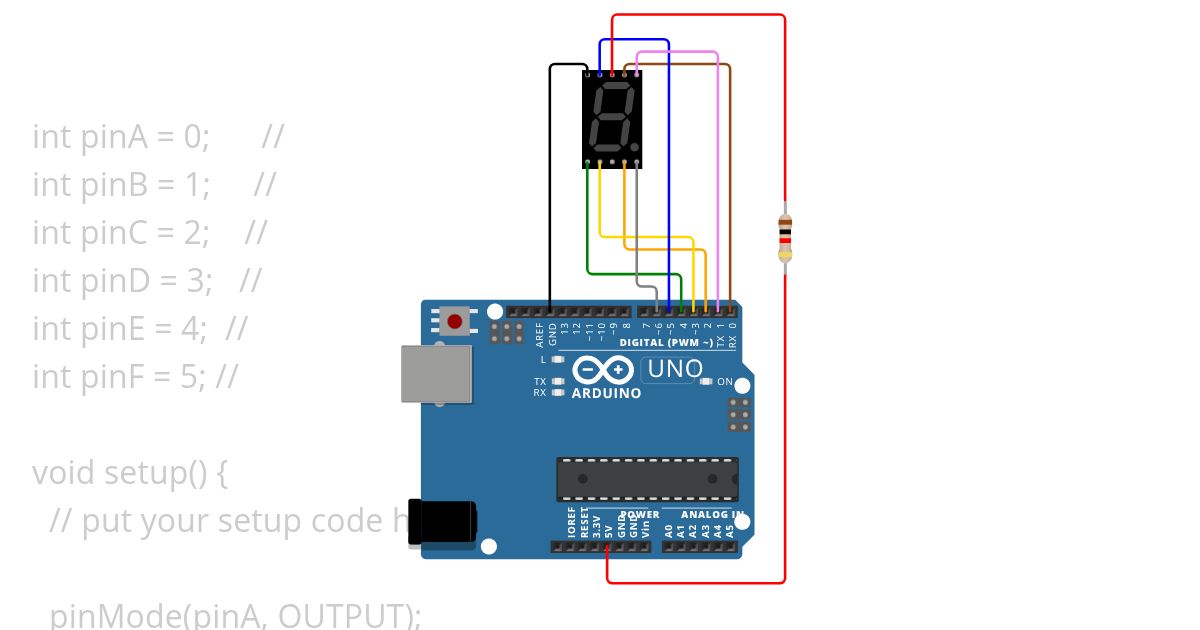 7-Segment 3-A simulation