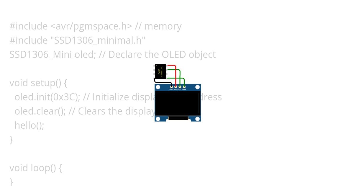 attiny85oled simulation