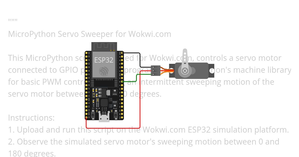 Servo_esp32 simulation