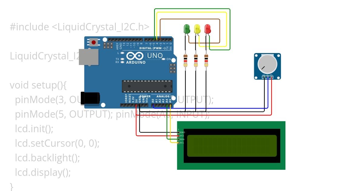 Input Analog I2C Q-3 simulation