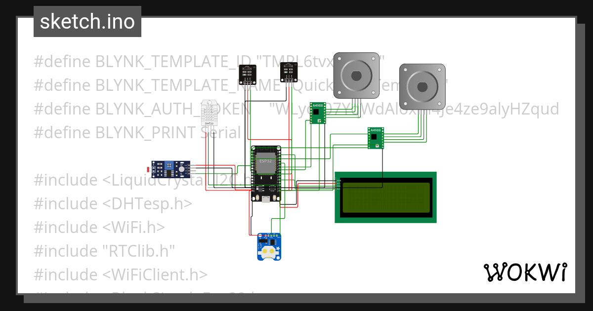 Robot Line Follower Penyiram Tanaman Otomatis - Wokwi ESP32, STM32 ...