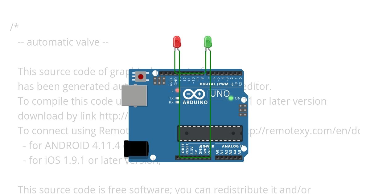 automatic valve simulation