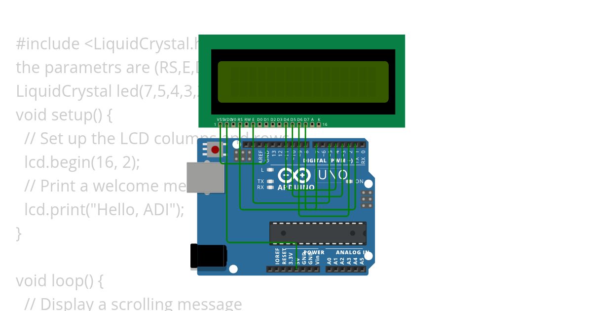 led display simulation