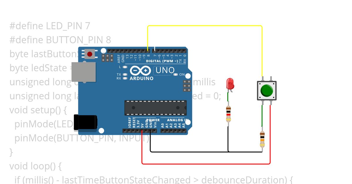 MbahMadi ON/OFF dengan 1 push button simulation