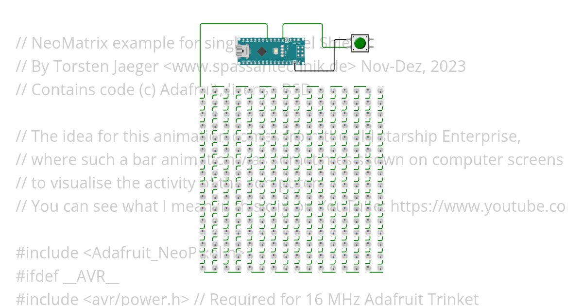 16x16-NeoPixel-Matrix-Enterprise-Bar-Animation simulation