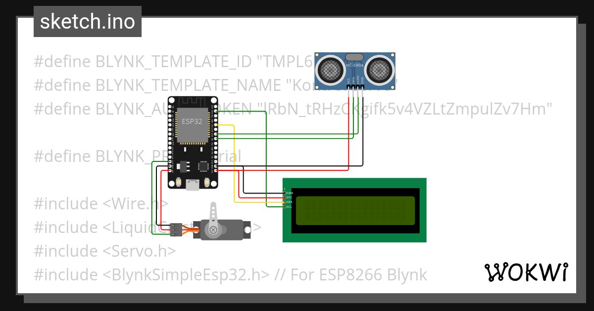 Tugas I2C - Wokwi ESP32, STM32, Arduino Simulator
