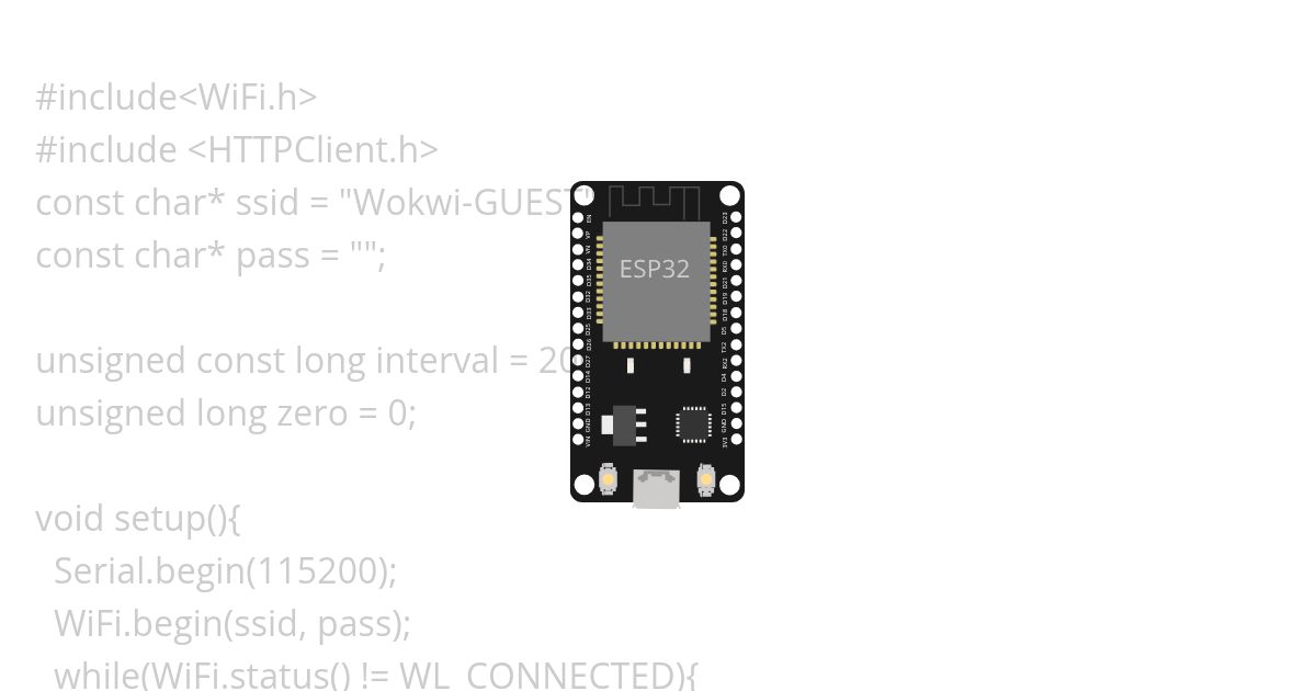 ESP32 HTTP reqs simulation