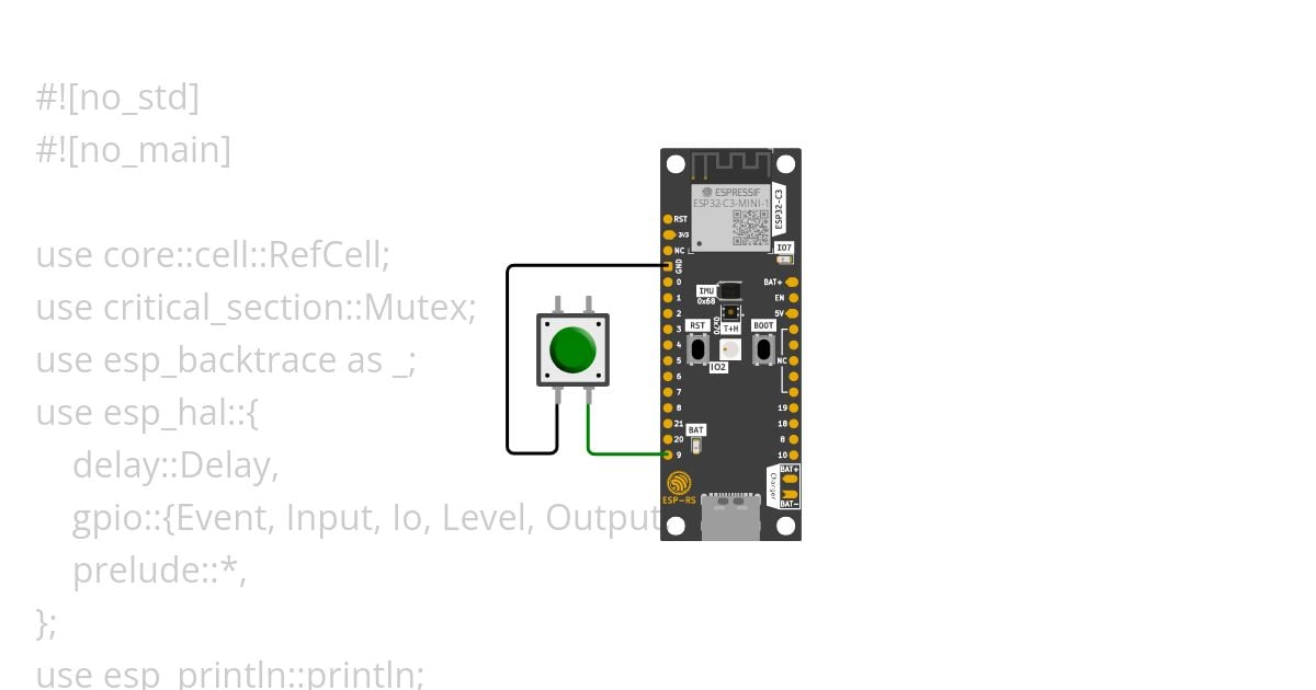 no_std-training | button-interrupt - Solution simulation