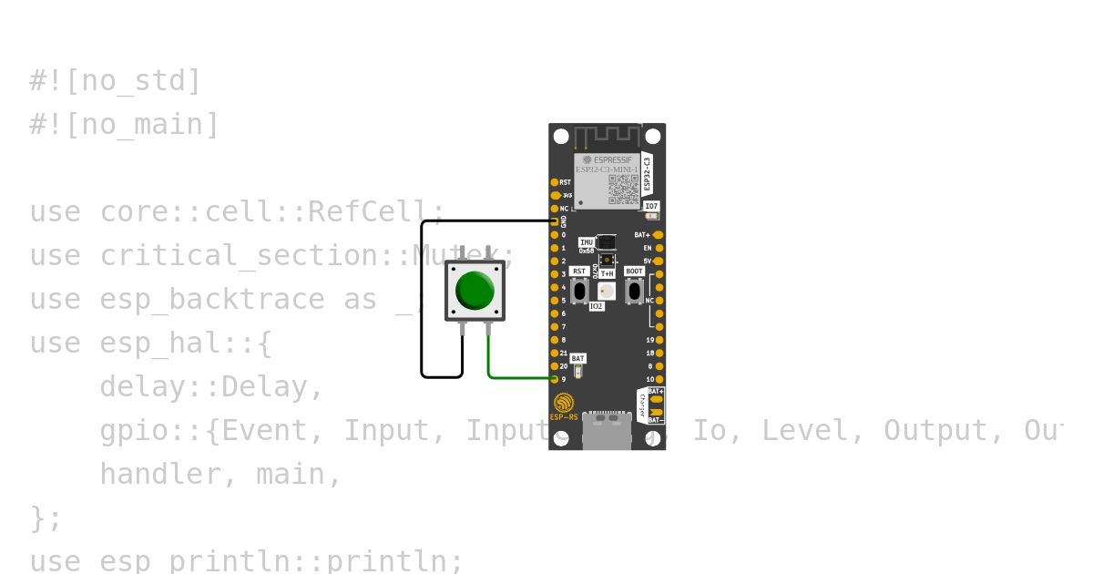 no_std-training | button-interrupt - Solution simulation