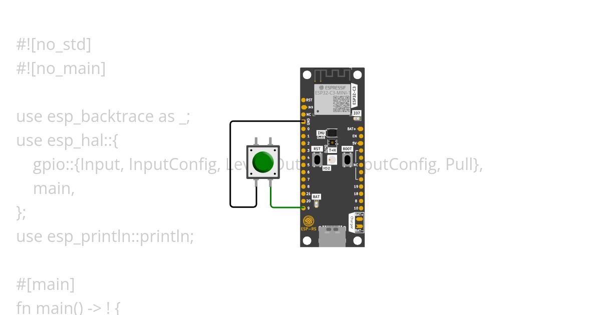 no_std-training | button - Solution simulation