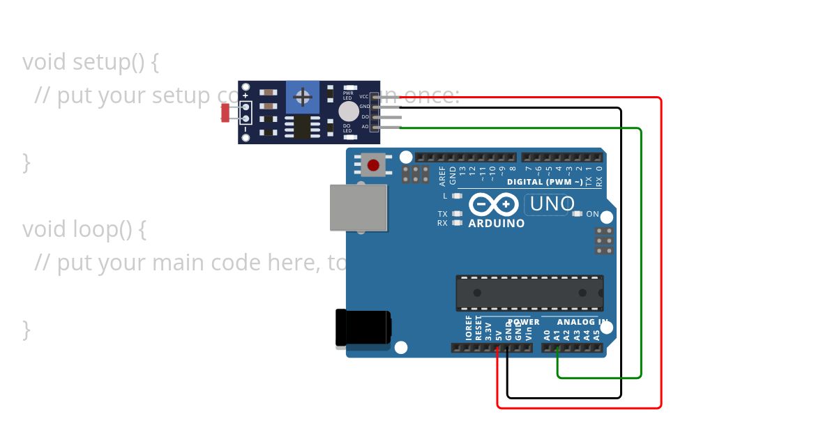 LDR sensor simulation