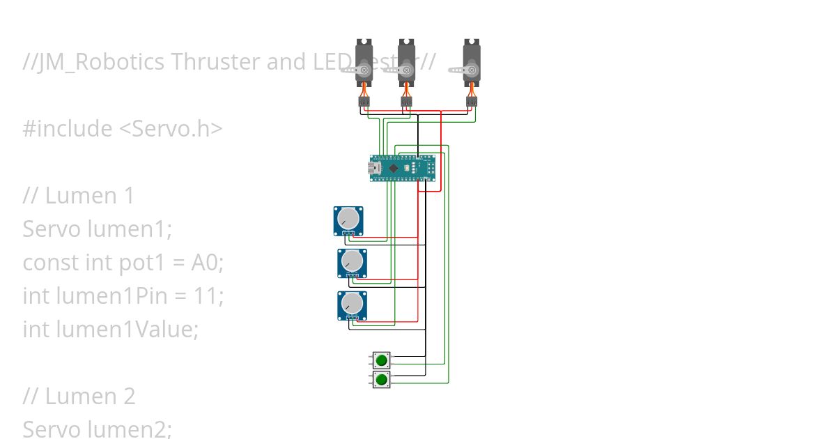 JM Robotics Lumen and grabber tester simulation
