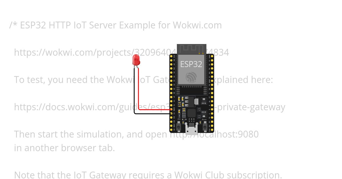 led por api simulation