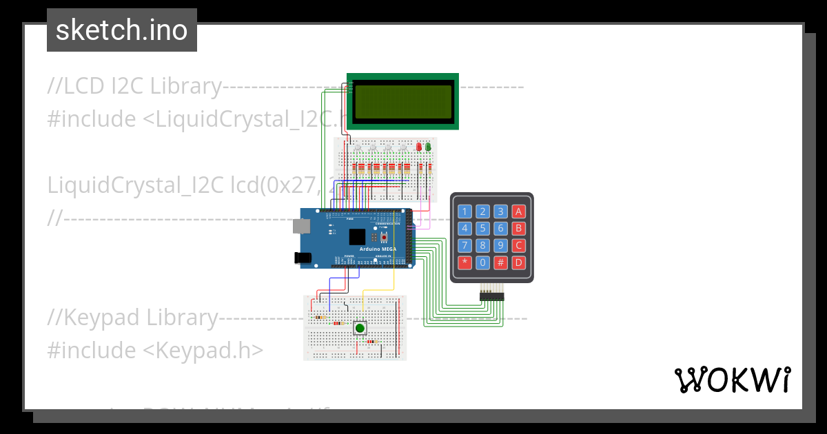 Me2900 Project - Wokwi ESP32, STM32, Arduino Simulator