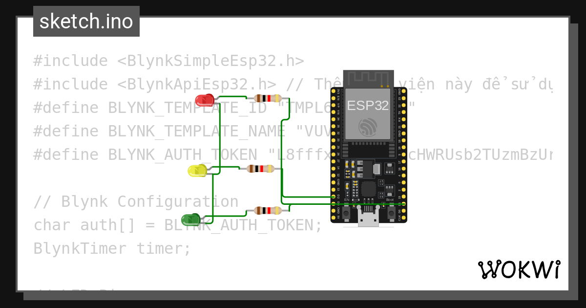 Vdung wokwi esp32 stm32 arduino simulator