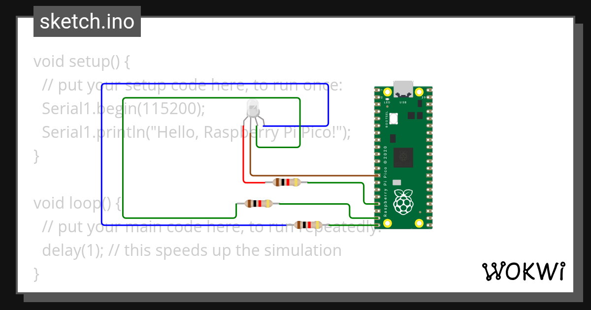 RGB_LED - Wokwi ESP32, STM32, Arduino Simulator