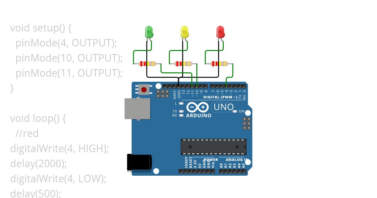 traffic led light simulation
