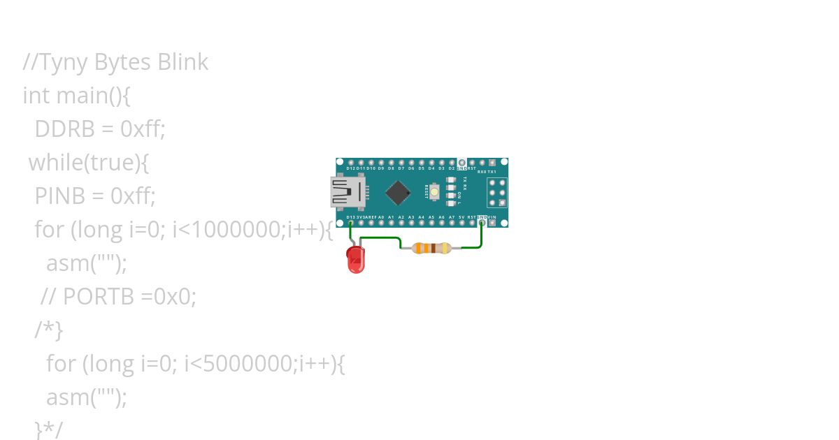TynyBlink simulation