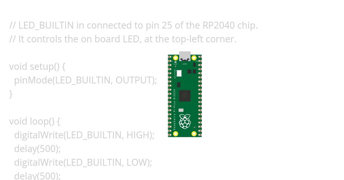 pi-pico-blink simulation