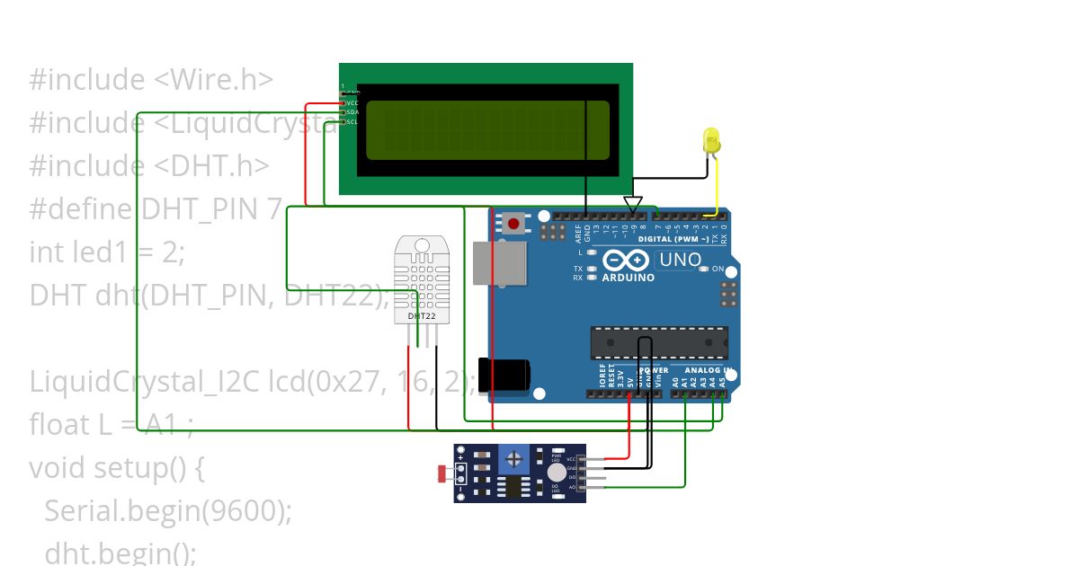 ARDUINO UNO I2C pH & EC  simulation