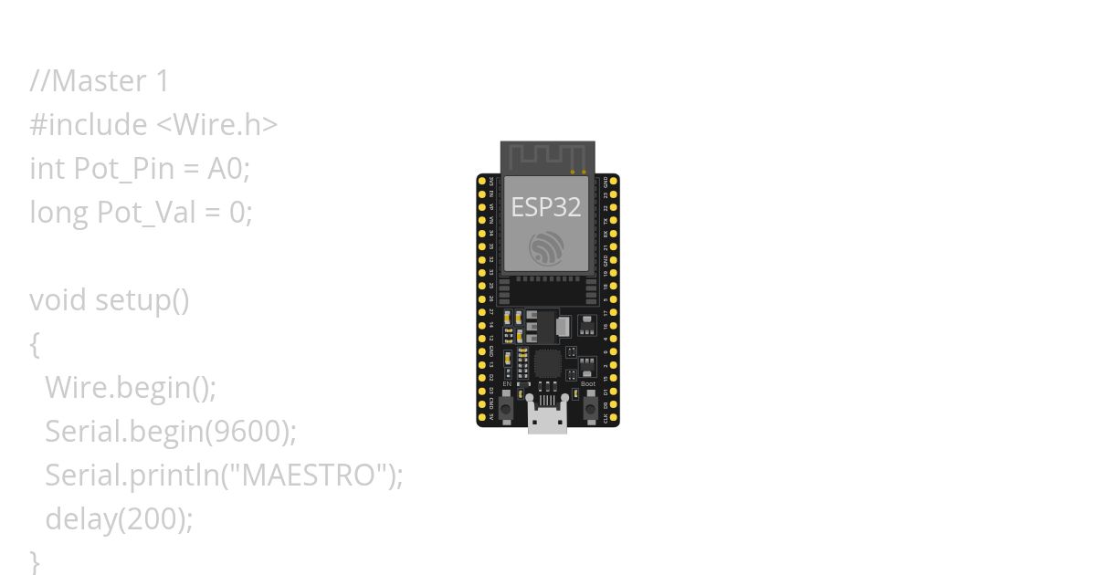 Master - Master I2C simulation
