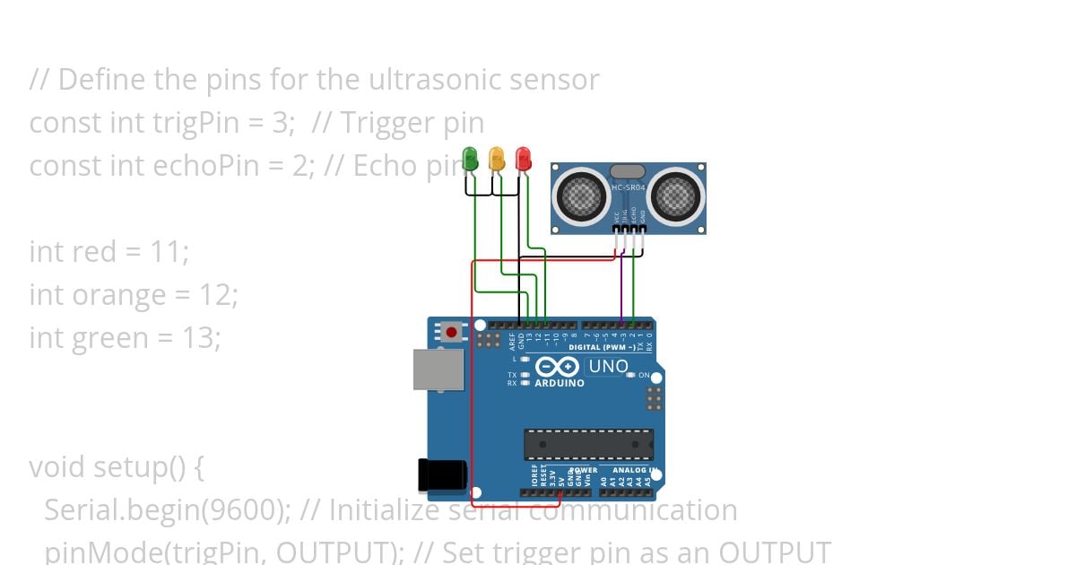 Ultrasonic_Serial_with_TrafLED simulation