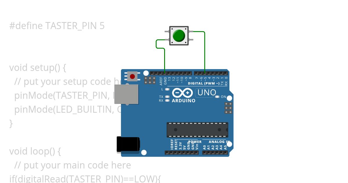 Push button simulation