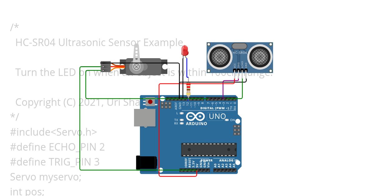 water level U-sonic Servo with LED simulation