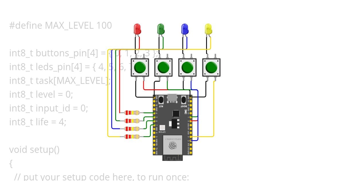 Experimental (Game - memory V2) simulation
