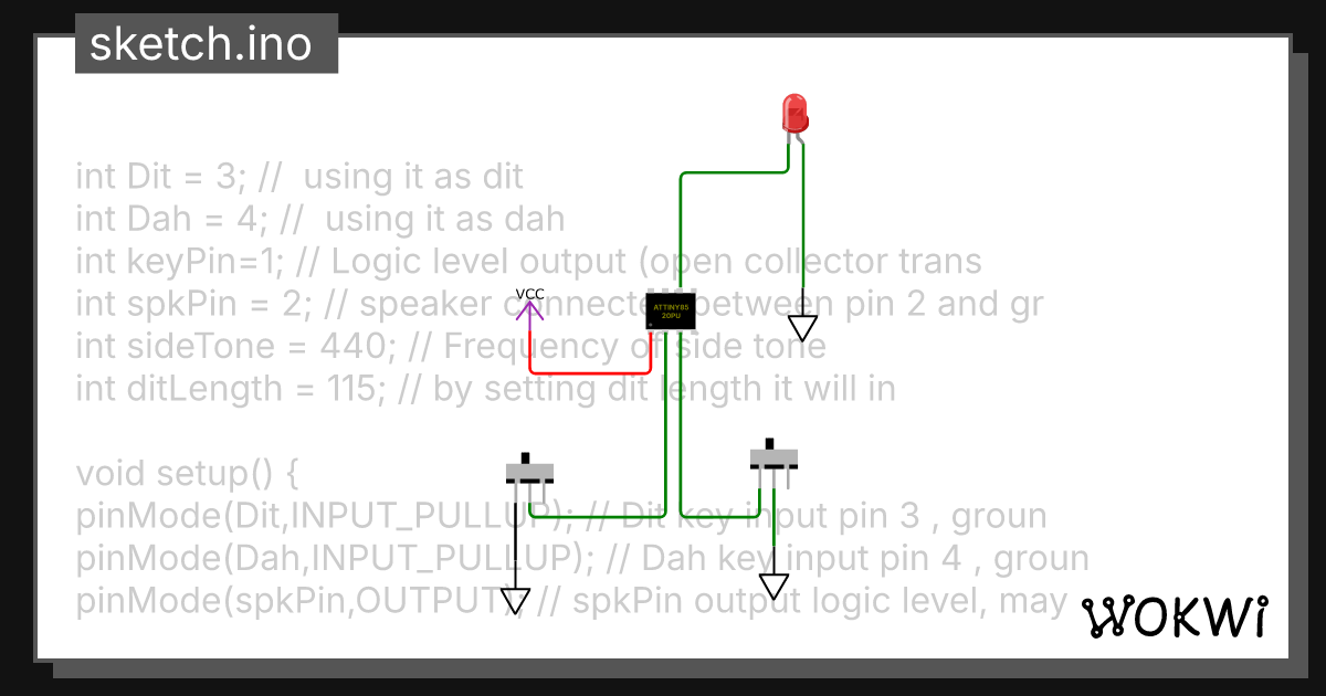 Keywe1 wokwi esp32 stm32 arduino simulator