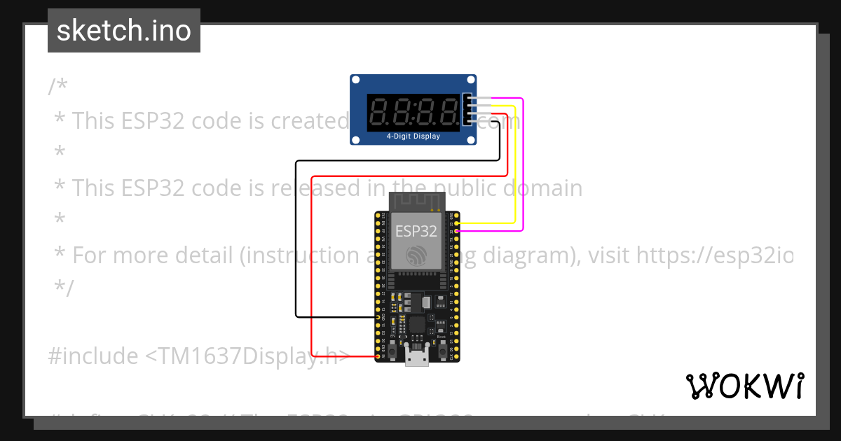 Wokwi - Online ESP32, STM32, Arduino Simulator