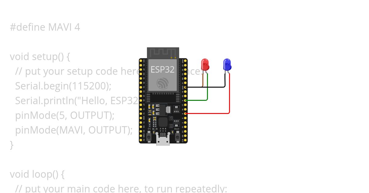 esp32-blink simulation