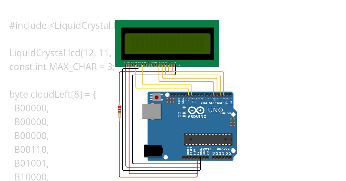 customChar_LiquidCrystal simulation