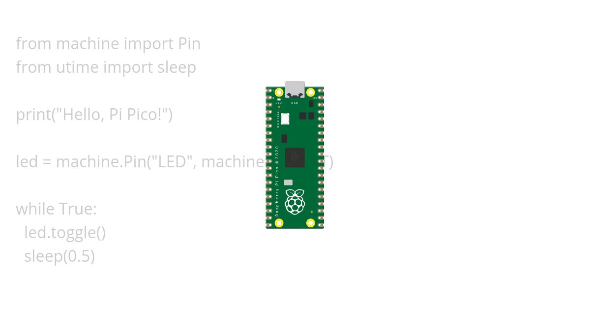 pico-blink.py simulation