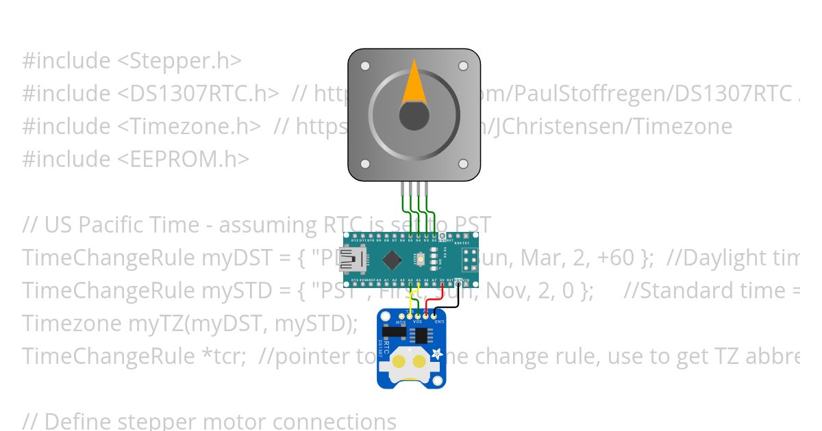 stepper_clock_rtc simulation