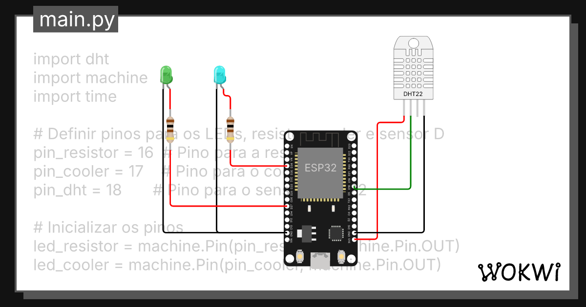 Teste 1 Wokwi Esp32 Stm32 Arduino Simulator