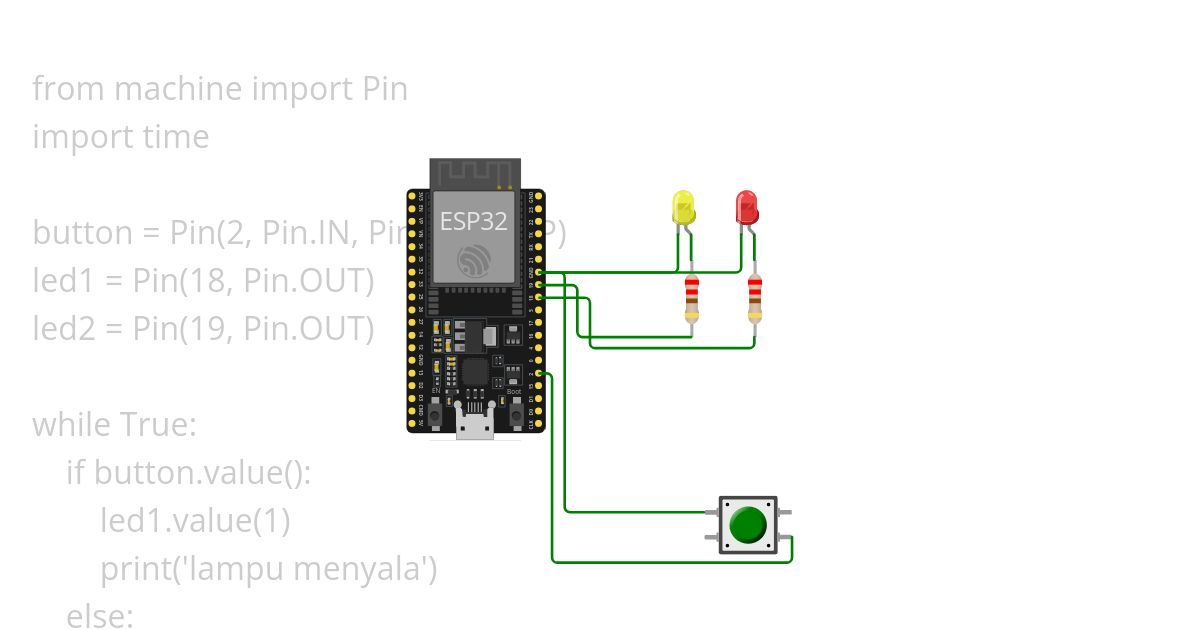 Push Button simulation