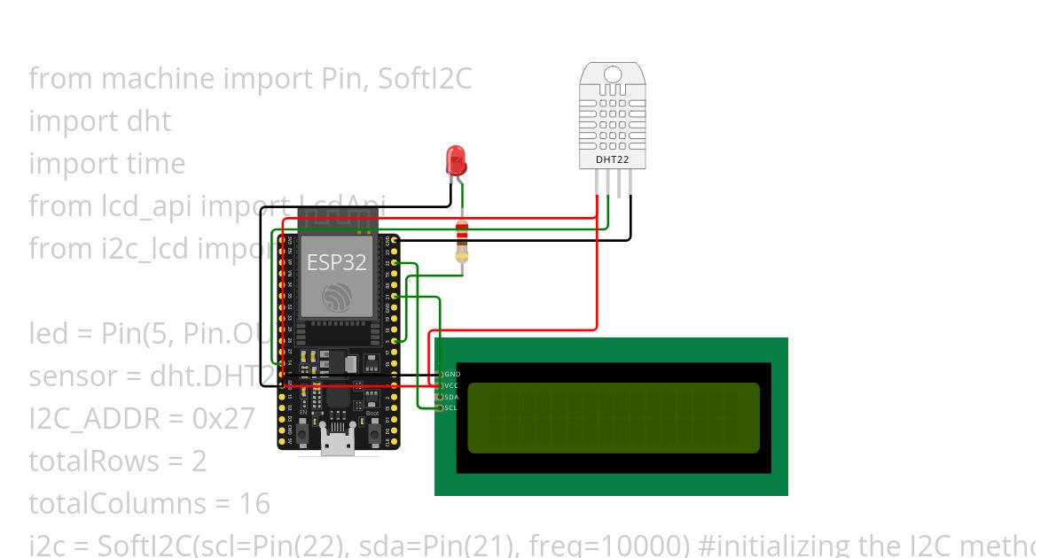 Sensor DHT22 simulation