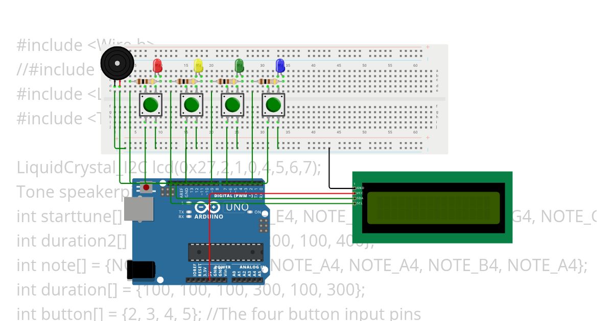 memory led simulation