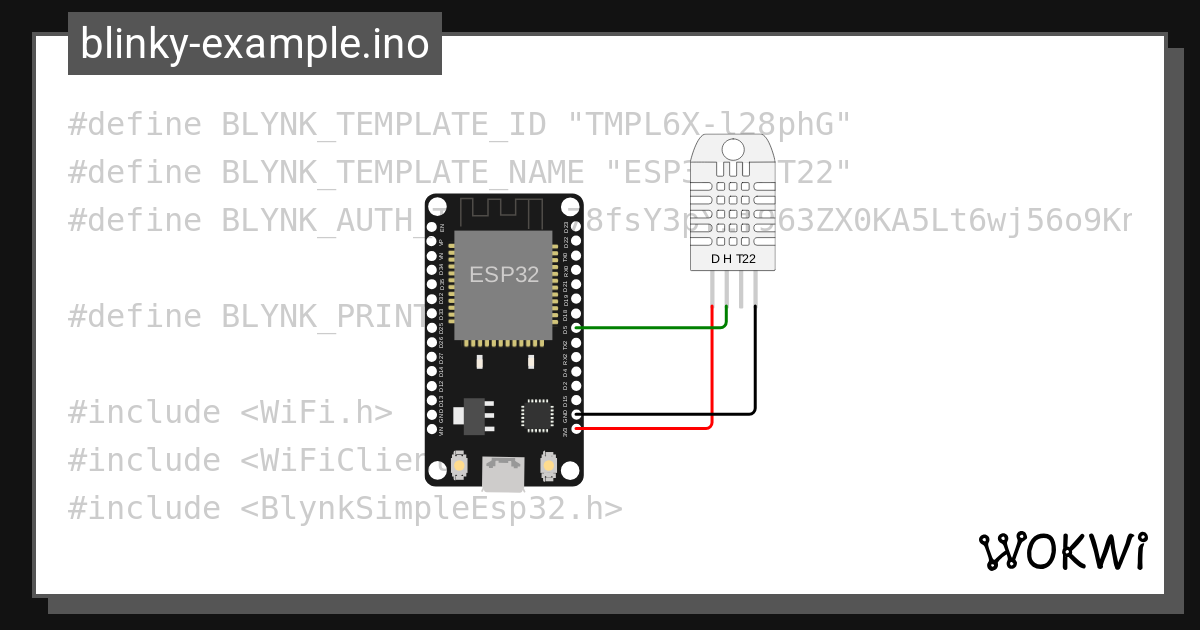 Suhu dan kelembapan wokwi esp32 stm32 arduino simulator