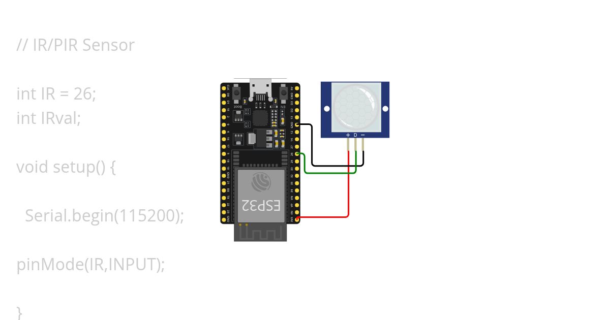 PIR Sensor simulation